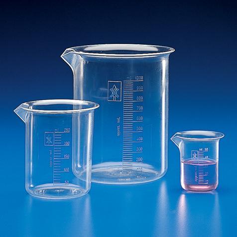 Globe Scientific PMP Beaker w/Molded Graduations