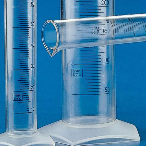 Globe Scientific PMP Graduated Cylinder w/Molded Graduations - Image 2