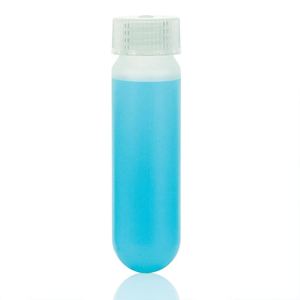 Globe Scientific Oak Ridge Style Polypropylene Centrifuge Tube w/Round Bottom,and Attached Screw Cap - Image 3