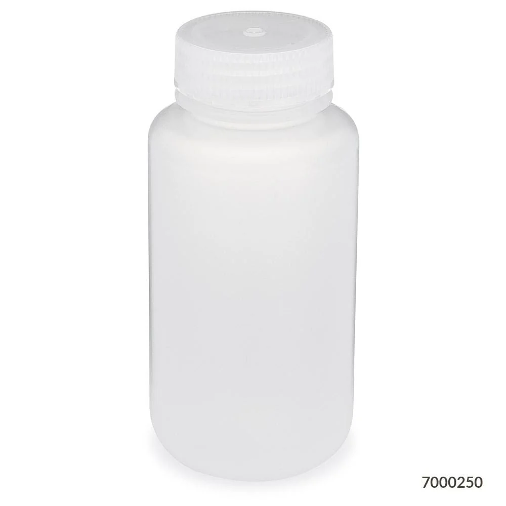Globe Scientific Diamond RealSea Narrow Mouth Polypropylene Bottle W/Attached Screw Cap - 30 to 1000mL Sizes - Image 10