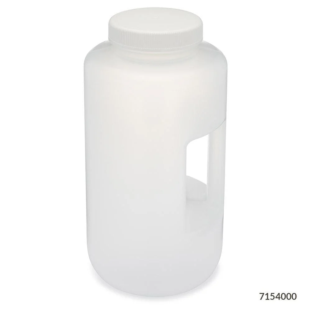 Globe Scientific Diamond RealSea Narrow Mouth Polypropylene Bottle W/Attached Screw Cap - 30 to 1000mL Sizes - Image 14