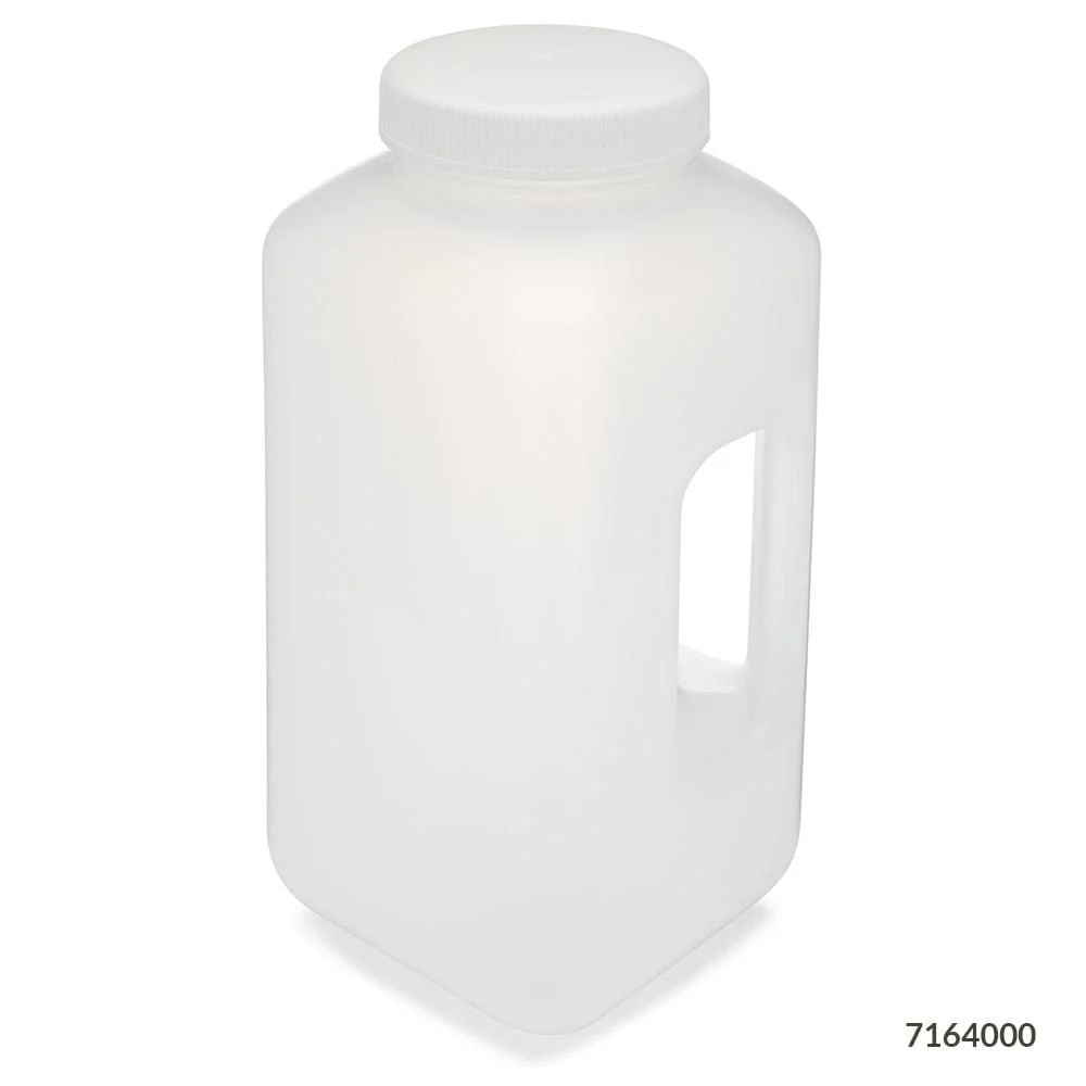 Globe Scientific Diamond RealSea Narrow Mouth Polypropylene Bottle W/Attached Screw Cap - 30 to 1000mL Sizes - Image 15