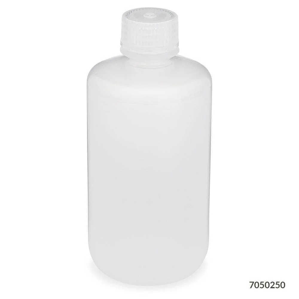 Globe Scientific Diamond RealSea Narrow Mouth Polypropylene Bottle W/Attached Screw Cap - 30 to 1000mL Sizes - Image 4