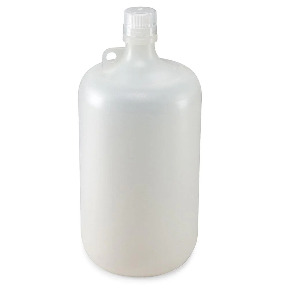 Globe Scientific Diamond RealSeal Narrow Mouth Polypropylene Bottle W/Attached Screw Cap - in 2, 4 and 8 Liter Sizes - Image 2