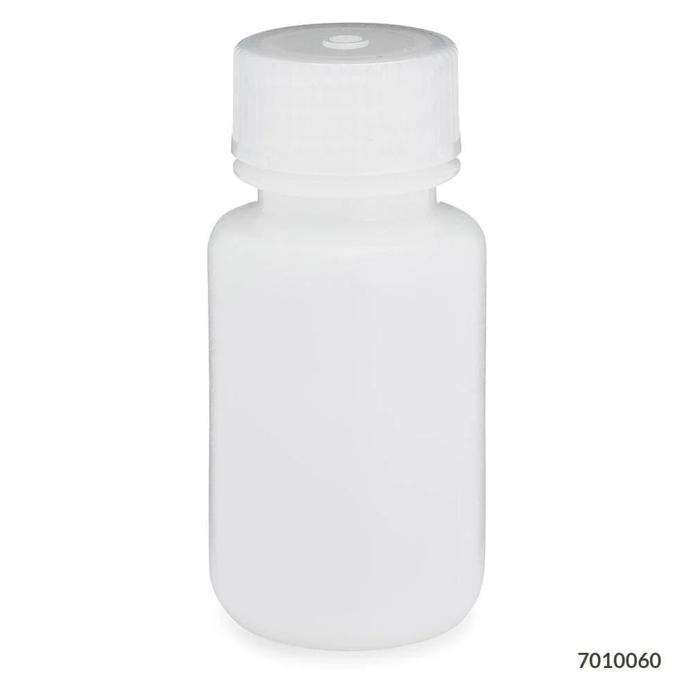 Globe Scientific Diamond RealSeal Narrow Mouth HDPE Bottle W/PP Closure - Image 13