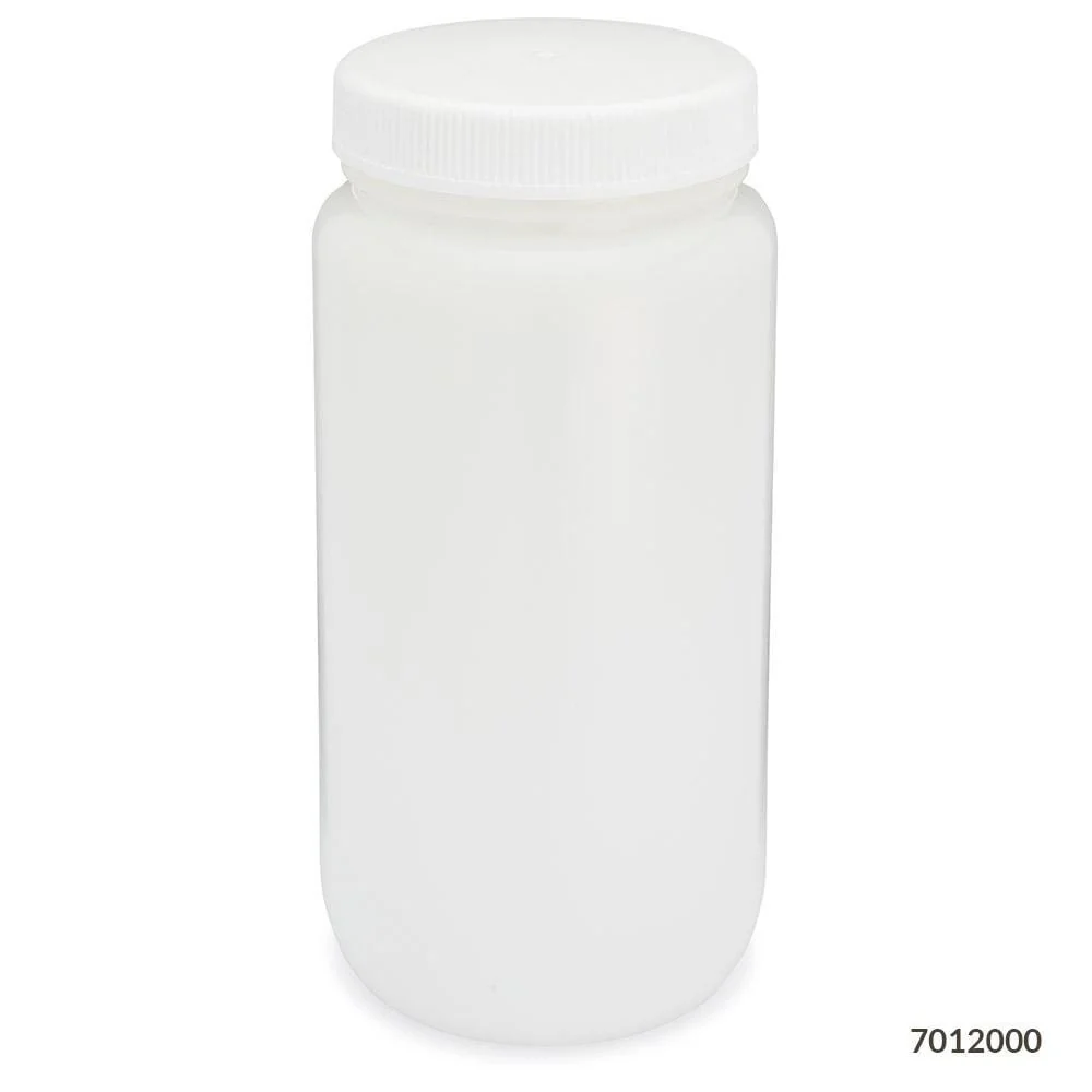 Globe Scientific Diamond RealSeal Narrow Mouth HDPE Bottle W/PP Closure - Image 18