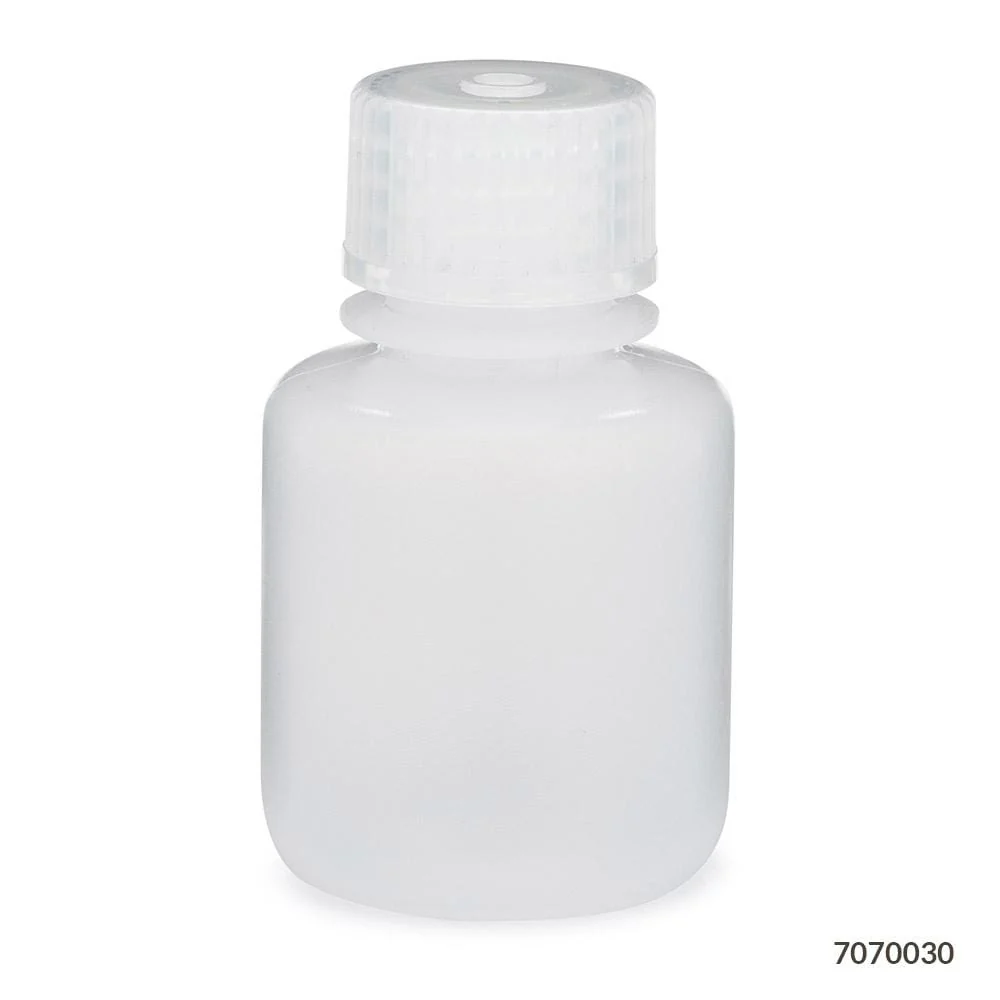 Globe Scientific Diamond RealSeal Narrow Mouth LDPE Bottle W/PP Closure