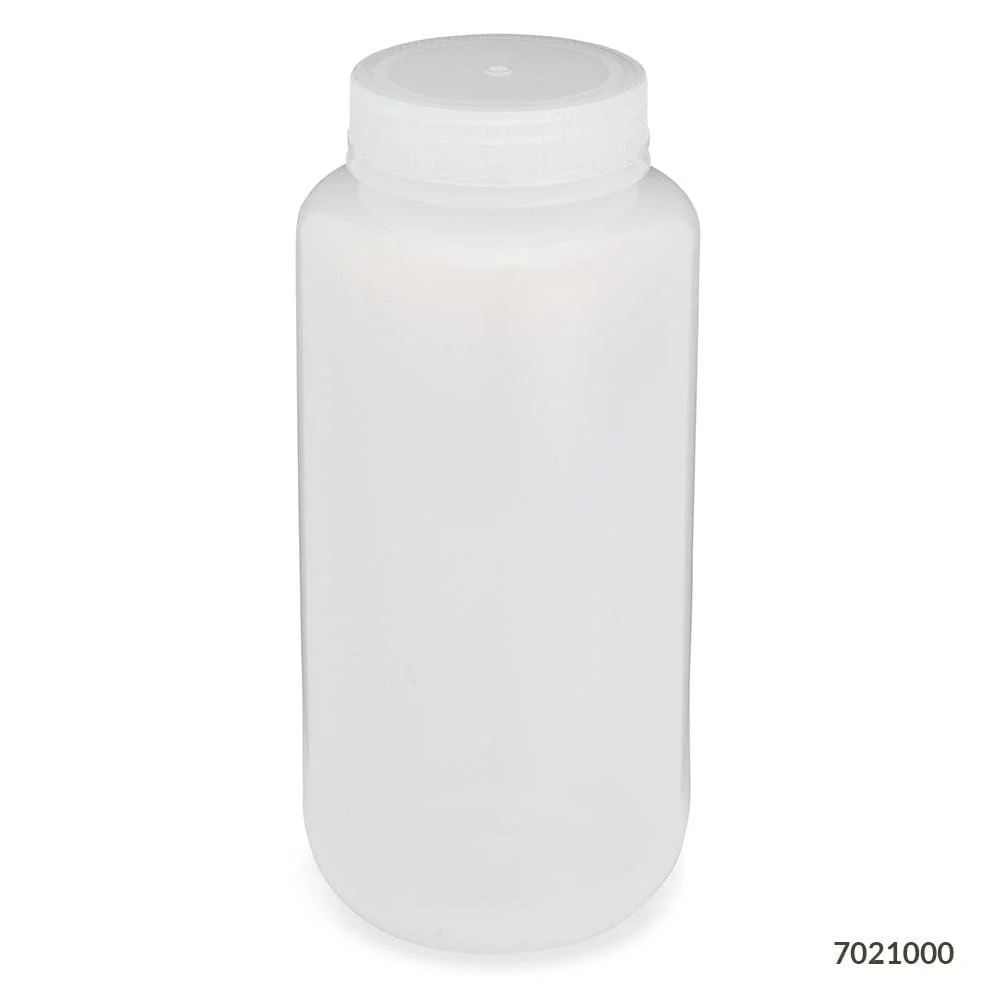 Globe Scientific Diamond RealSeal Narrow Mouth LDPE Bottle W/PP Closure - Image 12