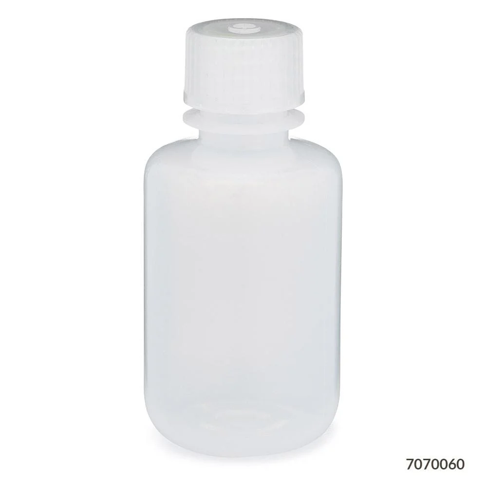 Globe Scientific Diamond RealSeal Narrow Mouth LDPE Bottle W/PP Closure - Image 2