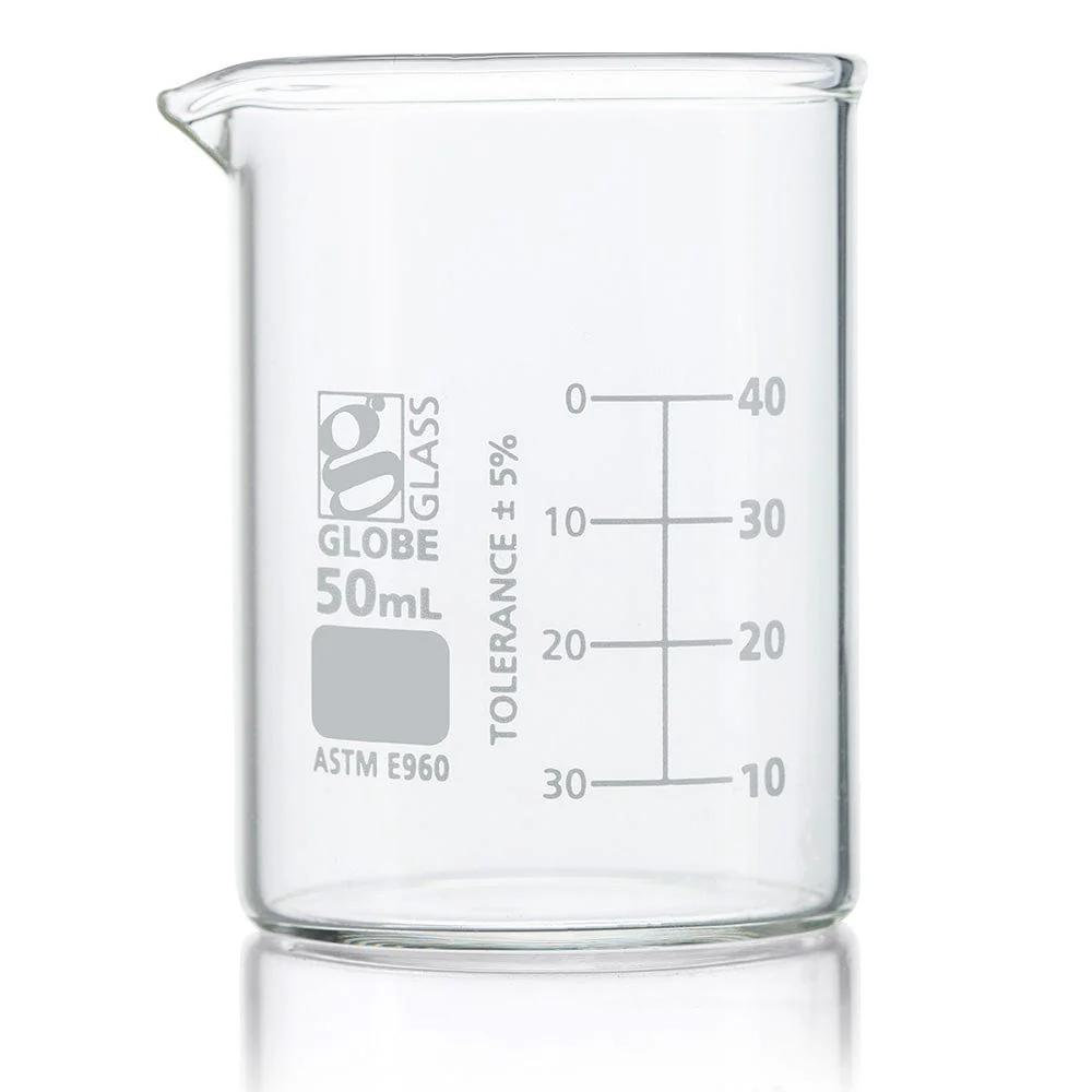 Globe Scientific Globe Glass Low Form Griffin Style Beaker, Dual Graduations, ASTM E961Beaker, - Image 4