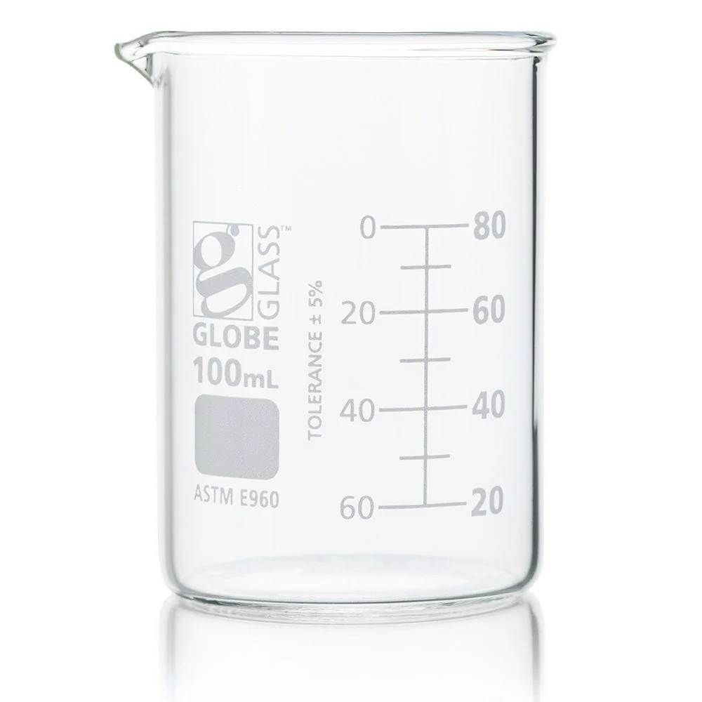 Globe Scientific Globe Glass Low Form Griffin Style Beaker, Dual Graduations, ASTM E961Beaker, - Image 5