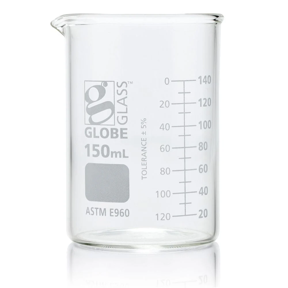 Globe Scientific Globe Glass Low Form Griffin Style Beaker, Dual Graduations, ASTM E961Beaker, - Image 6