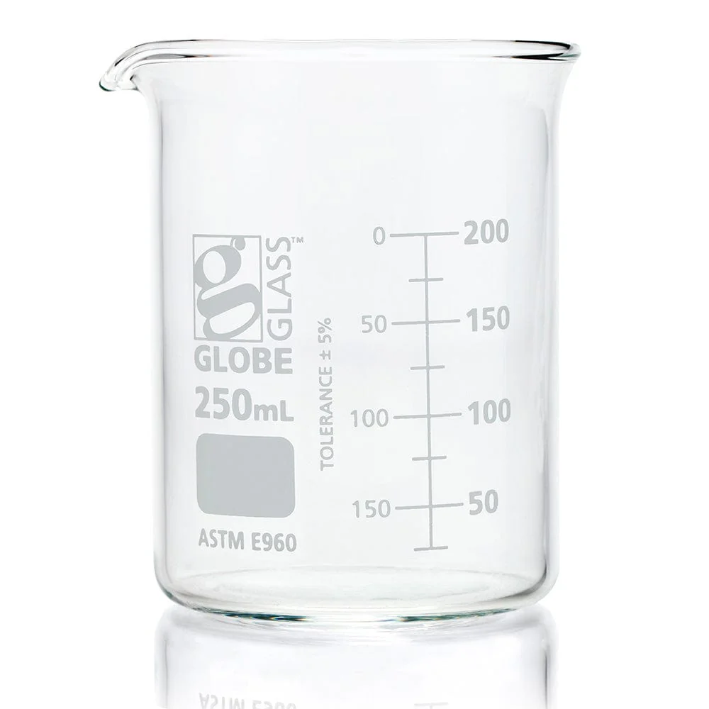Globe Scientific Globe Glass Low Form Griffin Style Beaker, Dual Graduations, ASTM E961Beaker, - Image 7