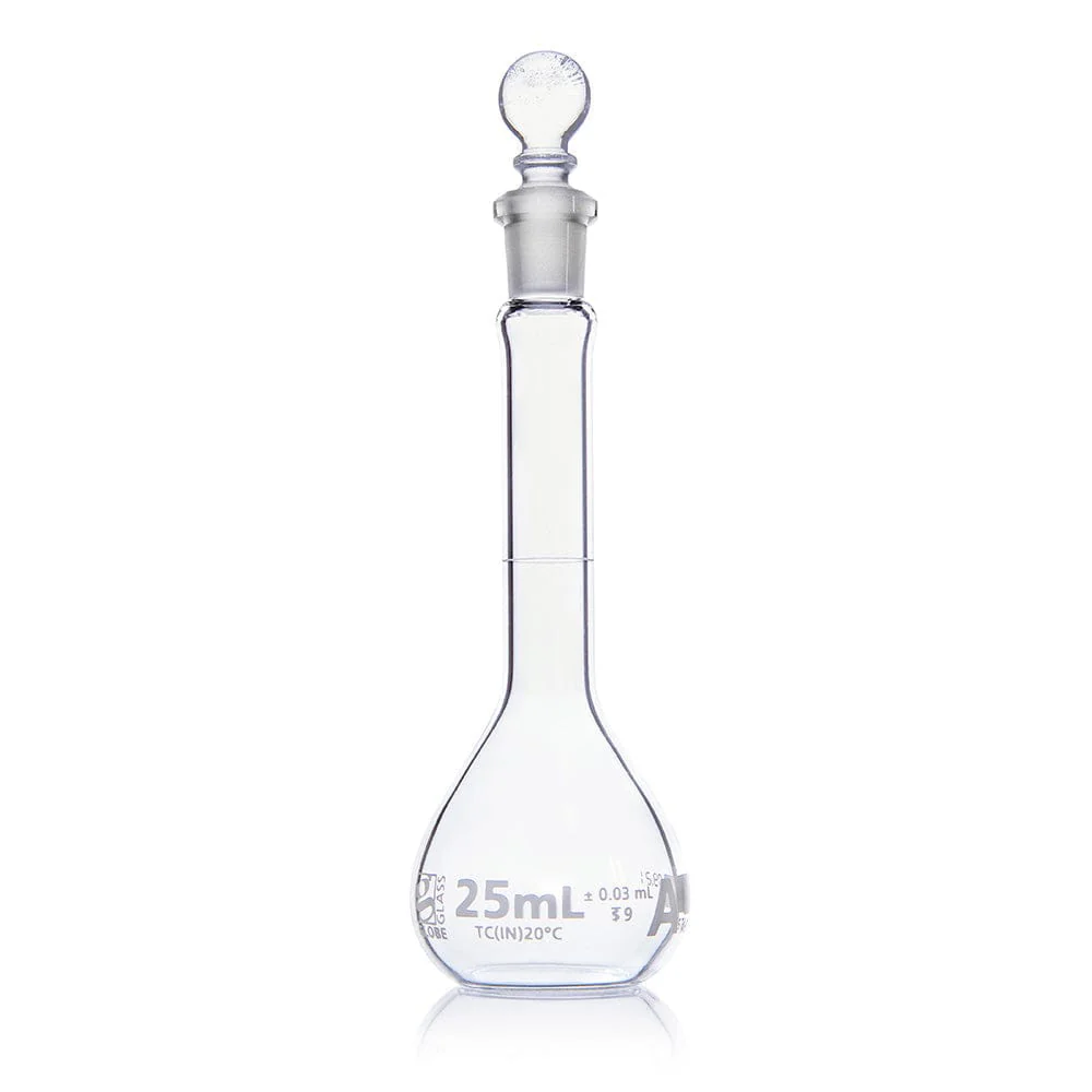 Globe Scientific Globe Glass Volumetric Flask - Class A - Image 5
