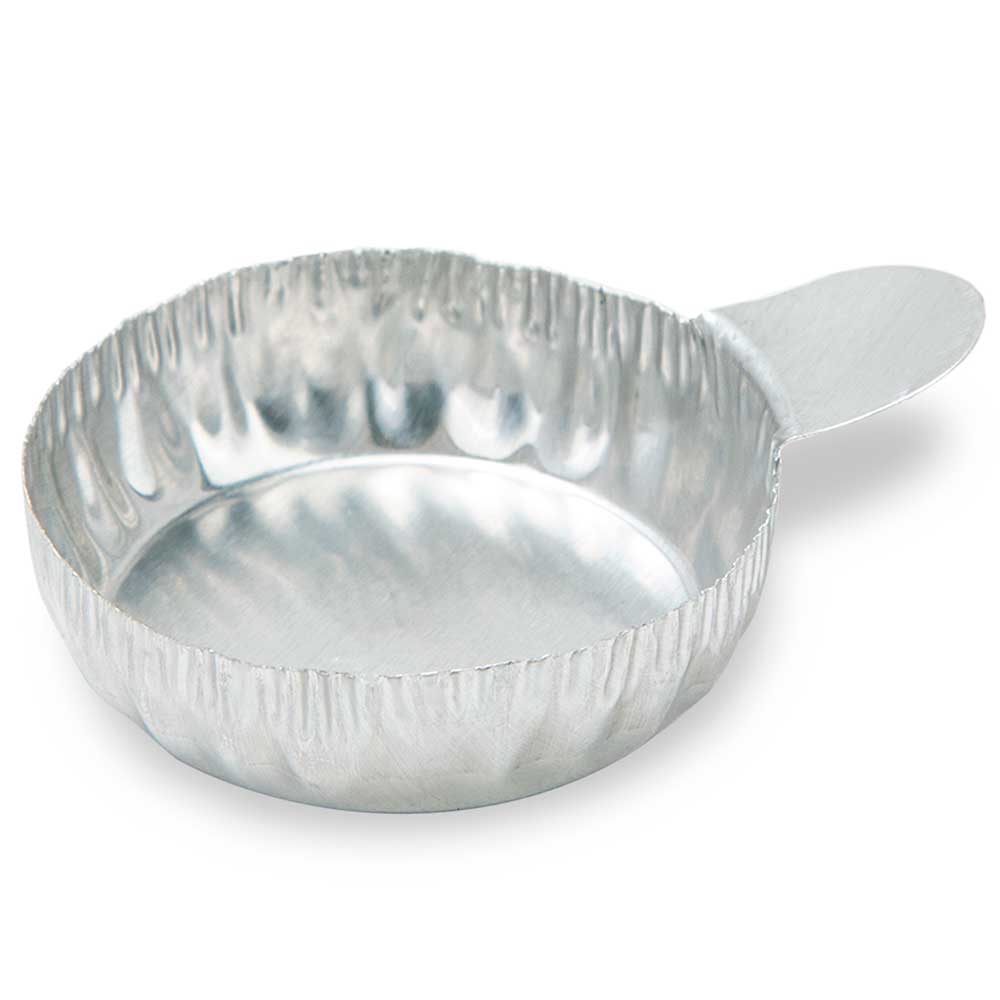Globe Scientific Aluminum Weighing Dish, 100/Pack, 10 Packs/Unit