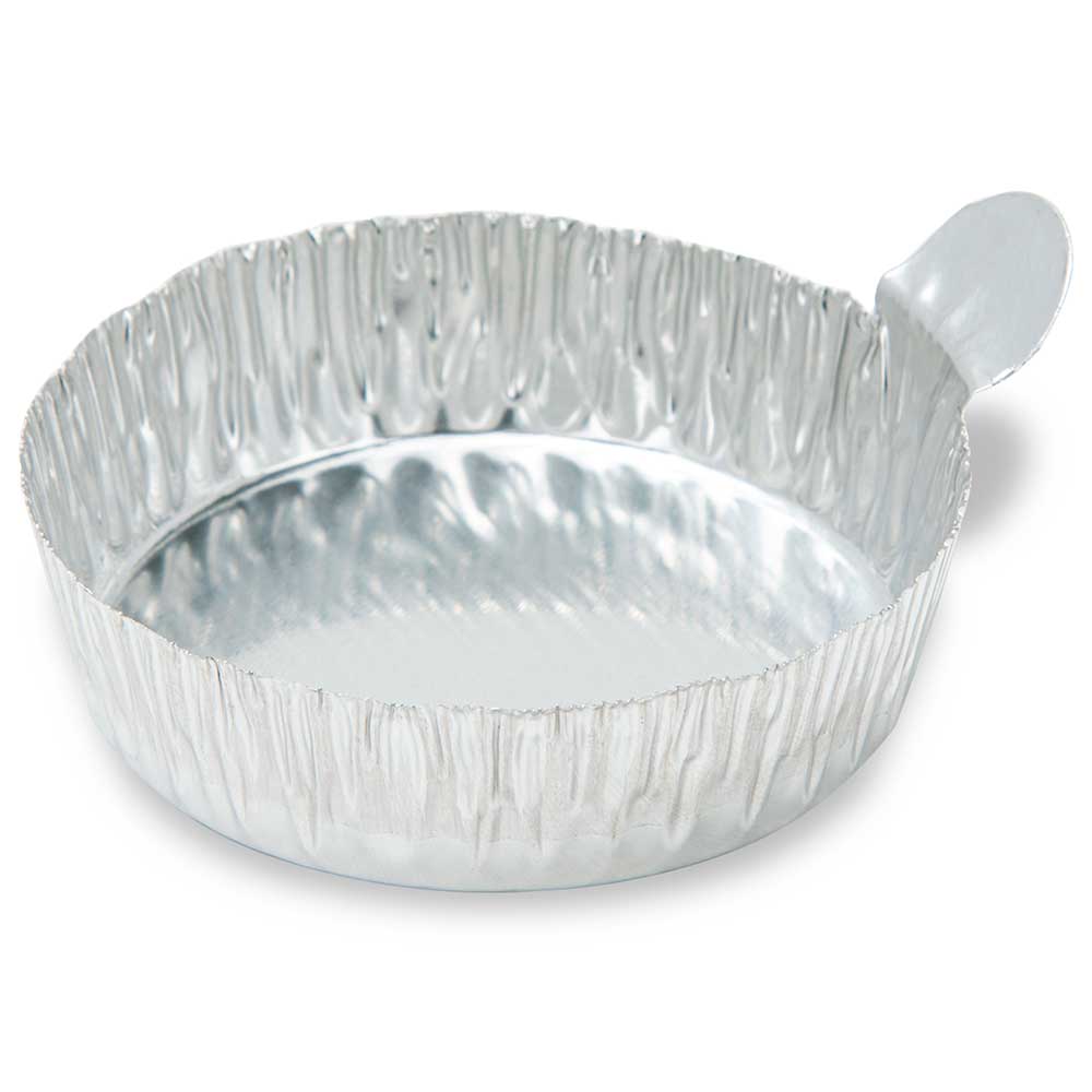 Globe Scientific Aluminum Weighing Dish, 100/Pack, 10 Packs/Unit - Image 2