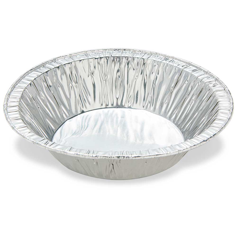 Globe Scientific Aluminum Weigh Dish with Crimped Side and Curled Lip - Image 4