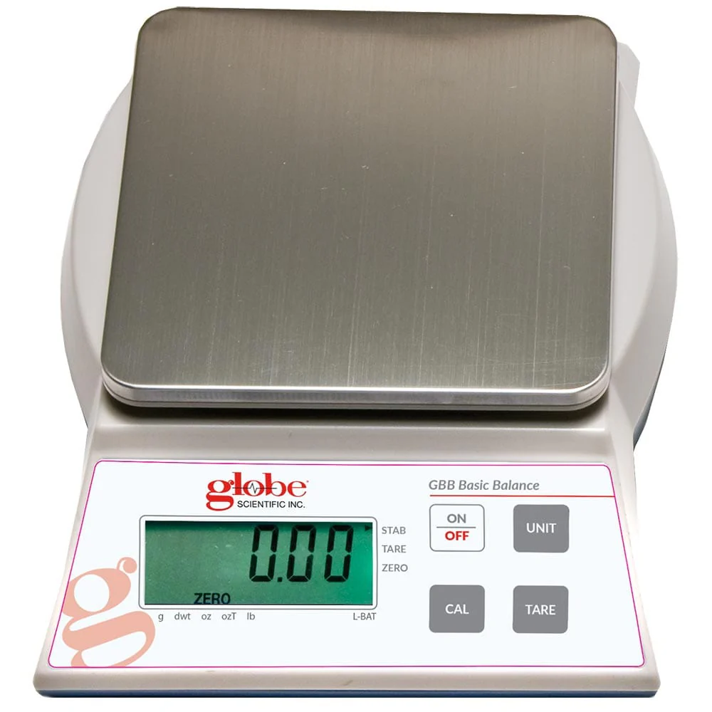 Globe Scientific 120g X 1mg Portable High Capacity Toploading Balance Precision with External Calibration and Rechargeable Internal Battery - Image 4
