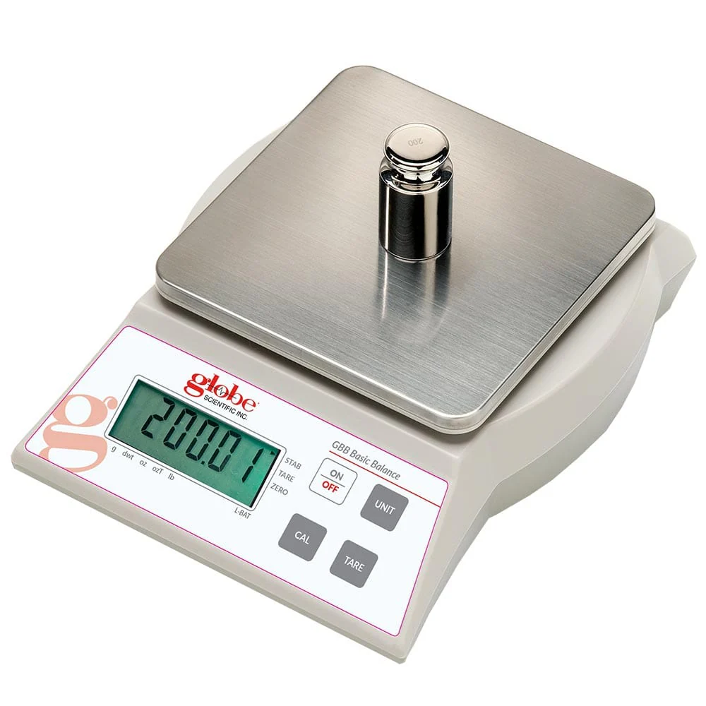 Globe Scientific 120g X 1mg Portable High Capacity Toploading Balance Precision with External Calibration and Rechargeable Internal Battery - Image 7