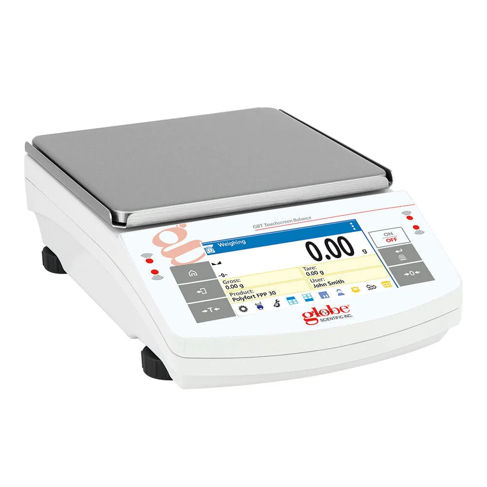 Globe Scientific Balance, Precision, Touchscreen, 10000g x 0.1g, External Calibration, 100-240V, 50-60Hz - Image 10