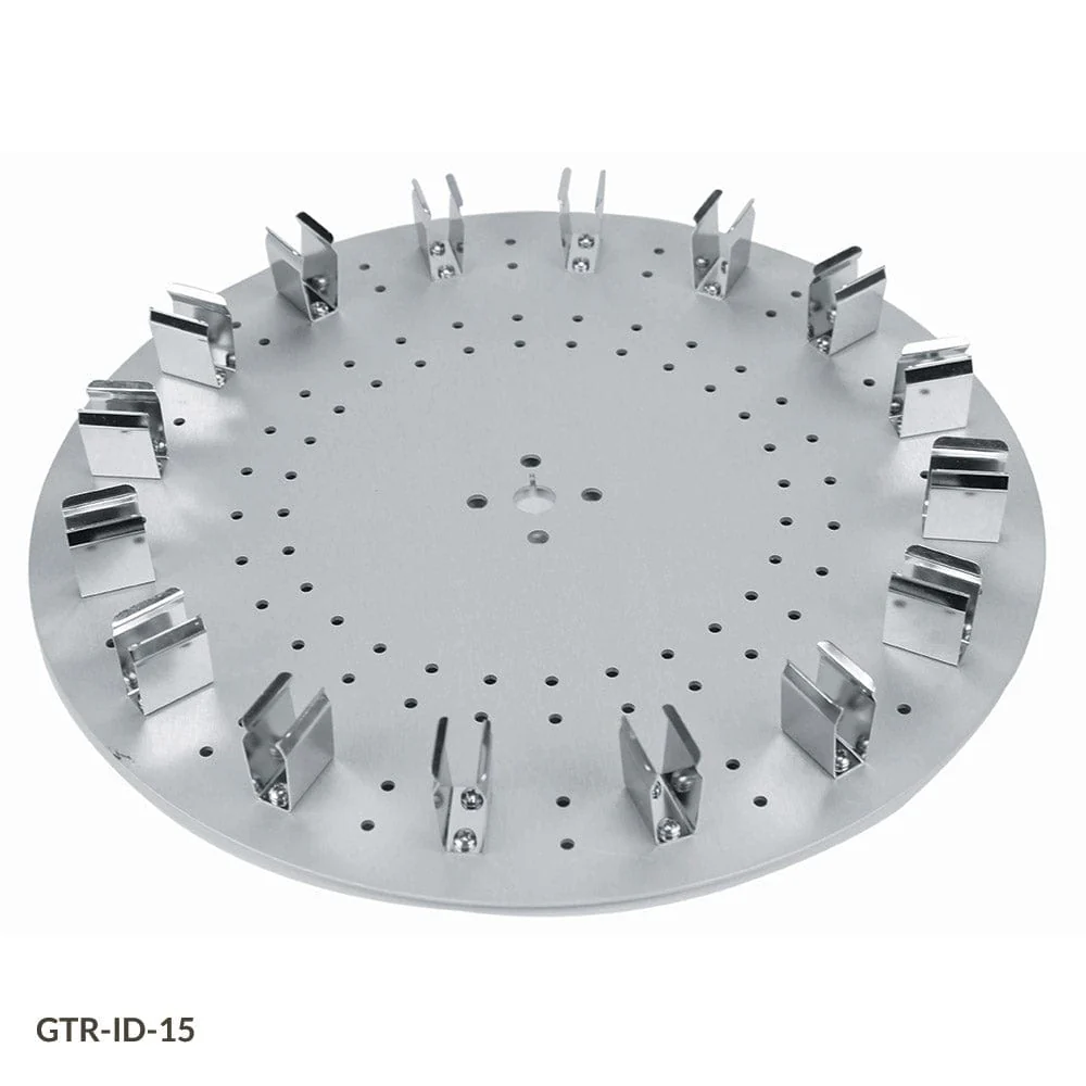 Globe Scientific Tube Holder Disk for use with GTR-ID Series Tube Rotators, 60-Place Disk, for 1.5mL Microcentrifuge Tubes - Image 2