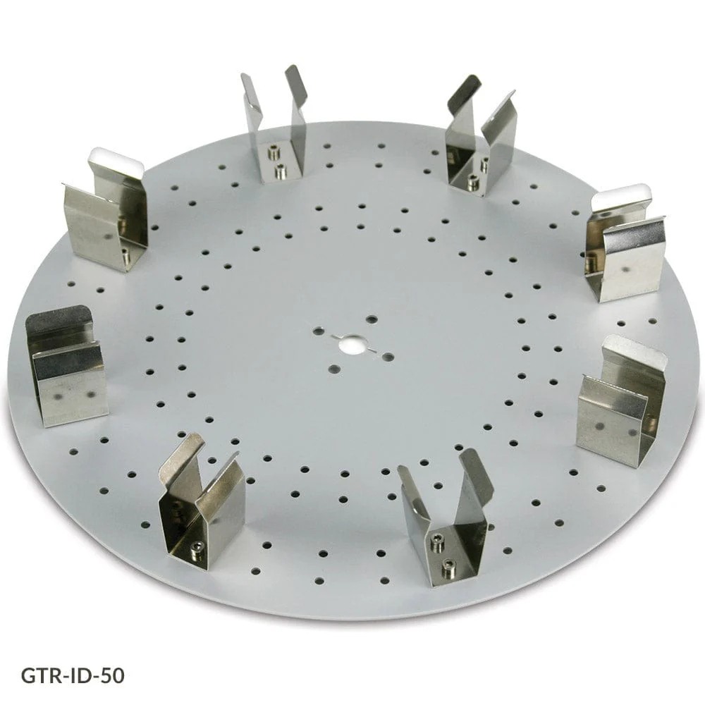 Globe Scientific Tube Holder Disk for use with GTR-ID Series Tube Rotators, 60-Place Disk, for 1.5mL Microcentrifuge Tubes - Image 3