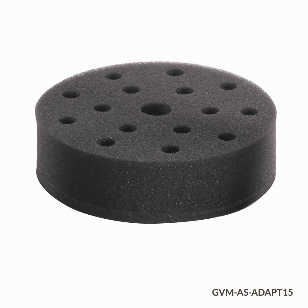 Tube Holder for use with GVM Series Vortex Mixers, 12-Place, for 12mm Tubes (must use with Plate Adapter VM-AS-PLATE or Vortexing Rod VM-AS-ROD) - Image 2