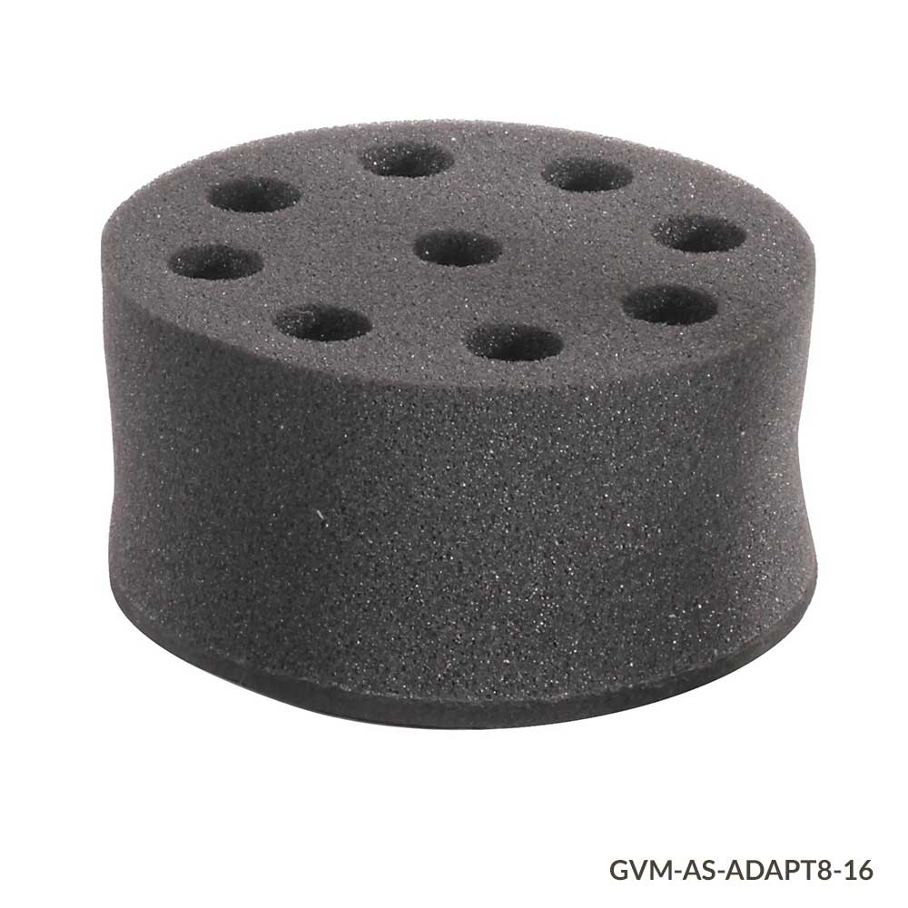 Tube Holder for use with GVM Series Vortex Mixers, 12-Place, for 12mm Tubes (must use with Plate Adapter VM-AS-PLATE or Vortexing Rod VM-AS-ROD) - Image 4