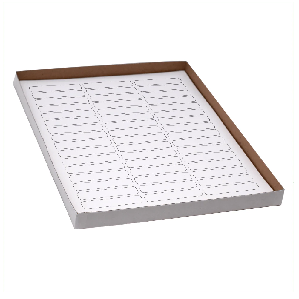 Globe Scientific Cryo Label Sheets for Racks and Boxes with 20 Sheets, 42 Labels per Sheet - Image 2