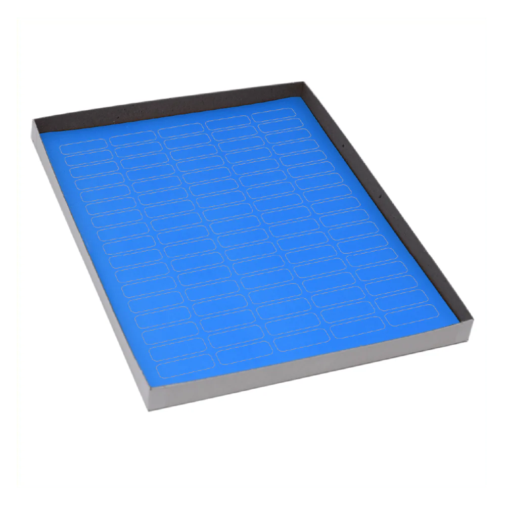 Globe Scientific Cryo Label Sheets for 1.5-2mL Tubes with 20 Sheets, 85 Labels per Sheet - Image 2