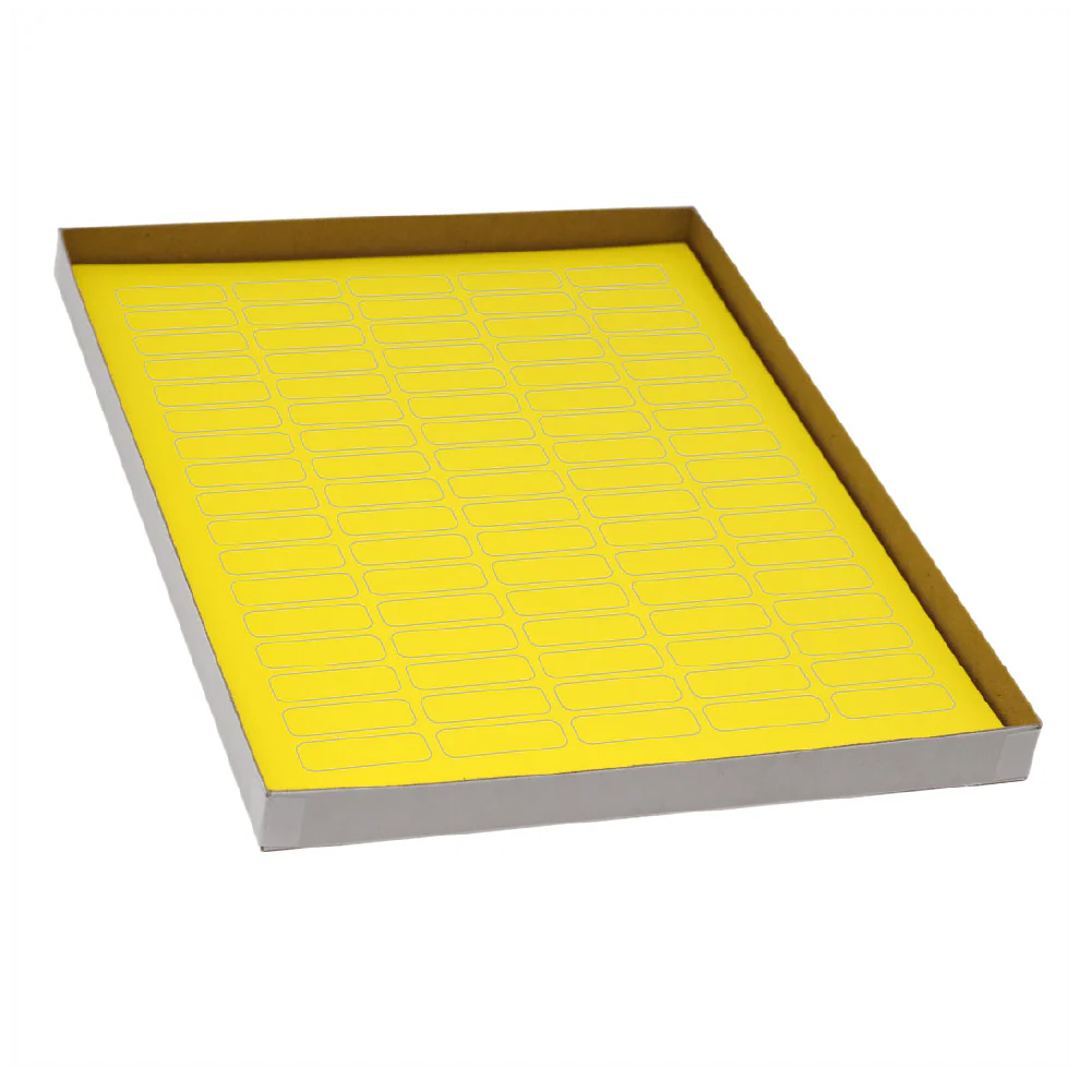 Globe Scientific Cryo Label Sheets for 1.5-2mL Tubes with 20 Sheets, 85 Labels per Sheet - Image 6