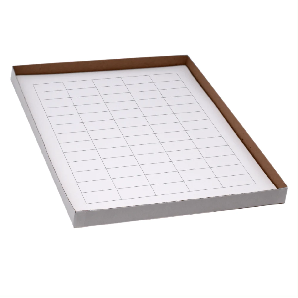 Globe Scientific Cryo Label Sheets for General Use with 20 Sheets, 60 Labels per Sheet