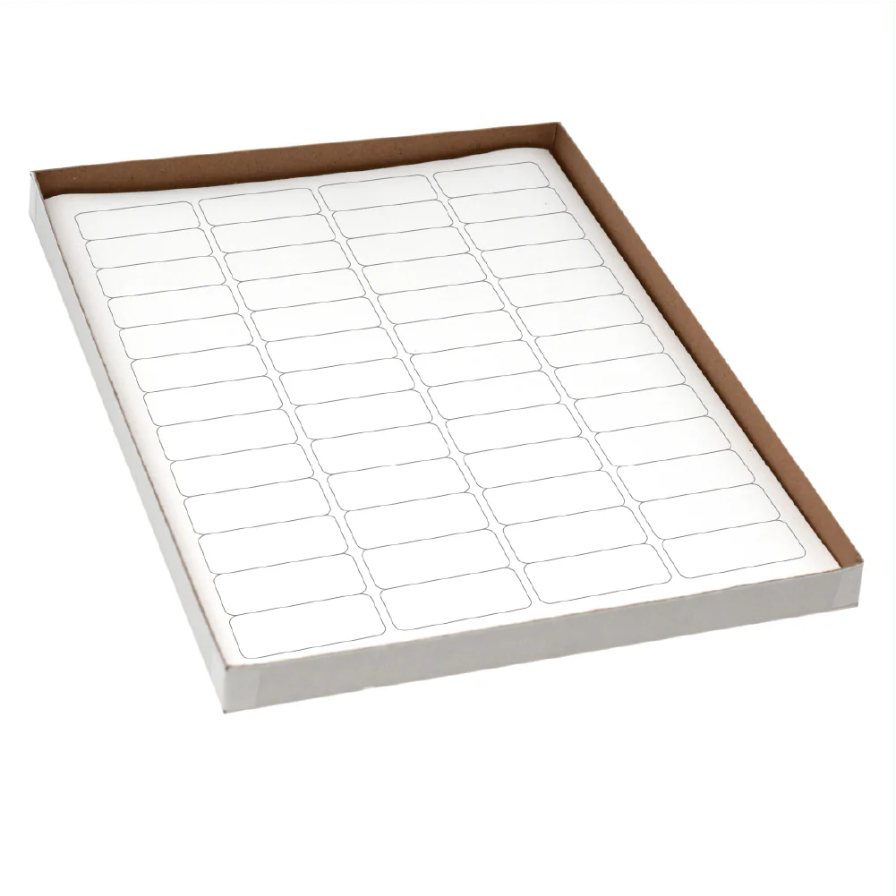 Globe Scientific Cryo Label Sheets for Cryovials with 20 Sheets, 52 Labels per Sheet