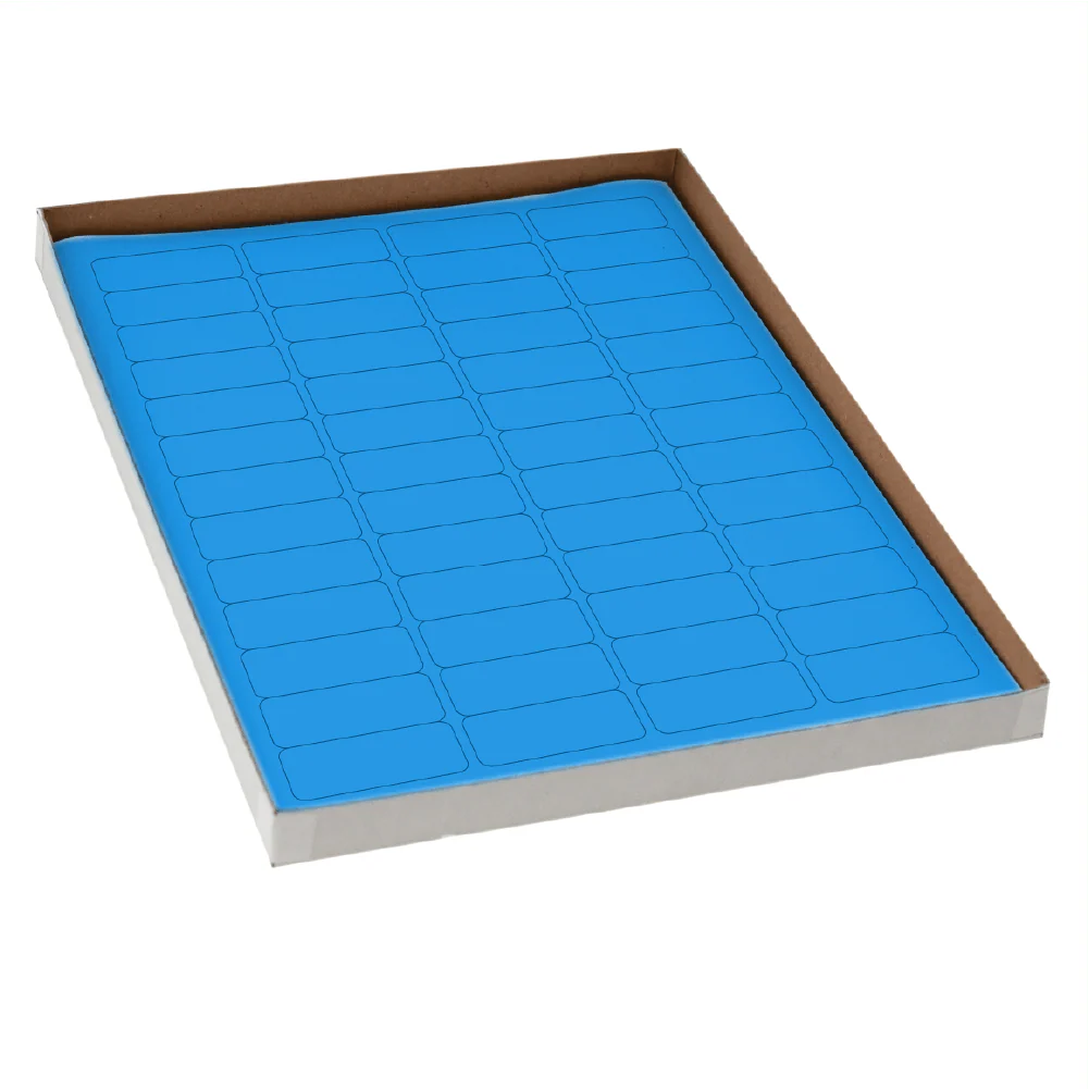 Globe Scientific Cryo Label Sheets for Cryovials with 20 Sheets, 52 Labels per Sheet - Image 2