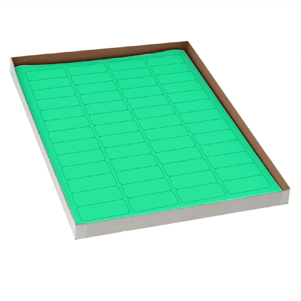 Globe Scientific Cryo Label Sheets for Cryovials with 20 Sheets, 52 Labels per Sheet - Image 3