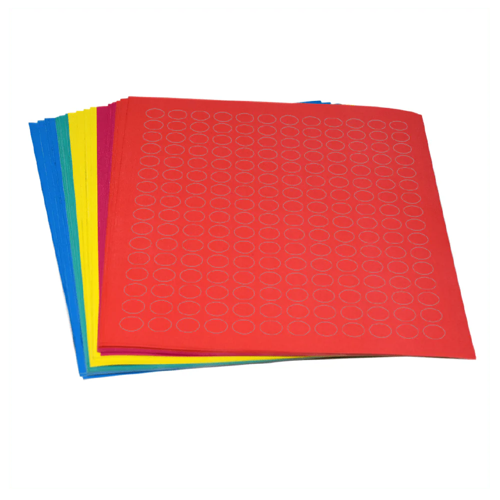 Globe Scientific Cryo Label Sheets for 1.5-2mL Tubes with 20 Sheets, 192 Labels per Sheet - Image 7