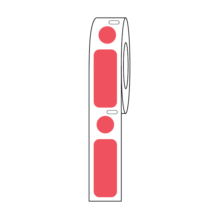 Globe Scientific Cryo Direct Thermal Label/Dot Combo Roll for 2.0mL Tubes - Image 11