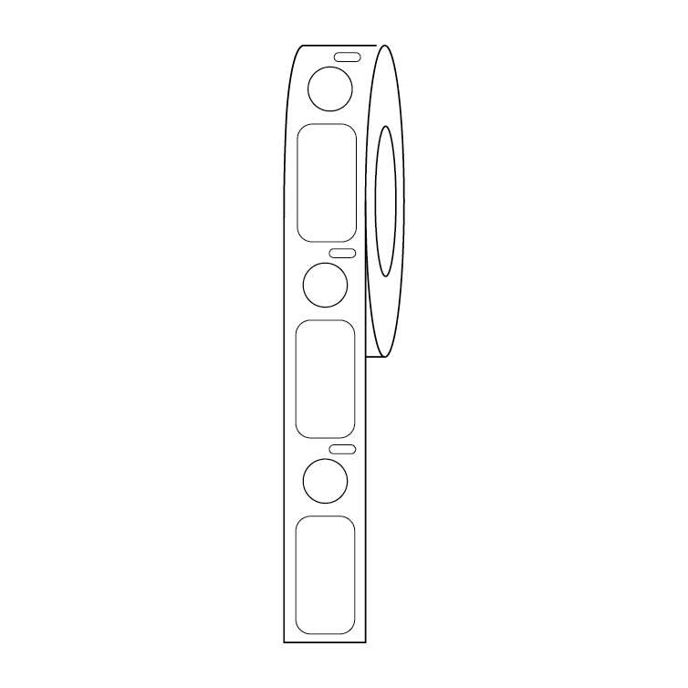 Globe Scientific Cryo Direct Thermal Label/Dot Combo Roll for 2.0mL Tubes - Image 13