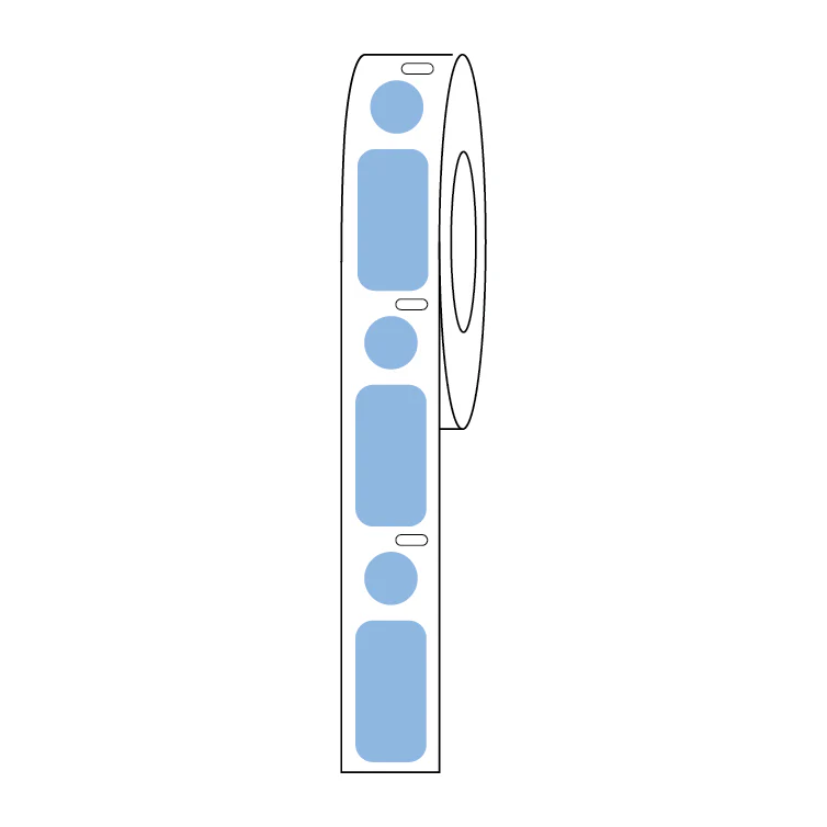 Globe Scientific Cryo Direct Thermal Label/Dot Combo Roll for 2.0mL Tubes - Image 14
