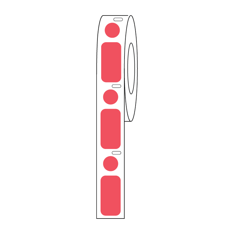 Globe Scientific Cryo Direct Thermal Label/Dot Combo Roll for 2.0mL Tubes - Image 17
