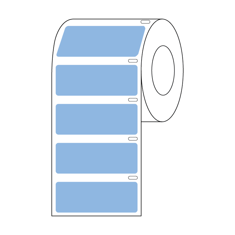 Globe Scientific Cryo Direct Thermal Label Roll for Large Tubes, Racks and Boxes - Image 2