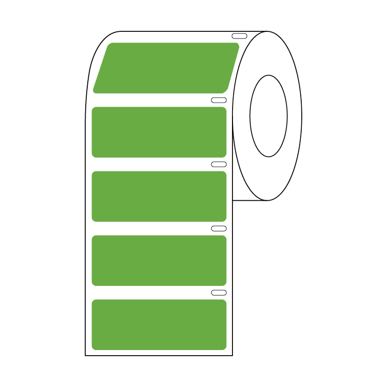 Globe Scientific Cryo Direct Thermal Label Roll for Large Tubes, Racks and Boxes - Image 3
