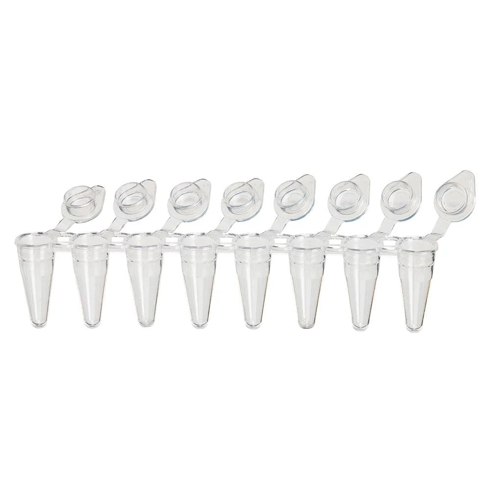 Globe Scientific Individual PCR Tube with Dome Cap, Clear - Image 4