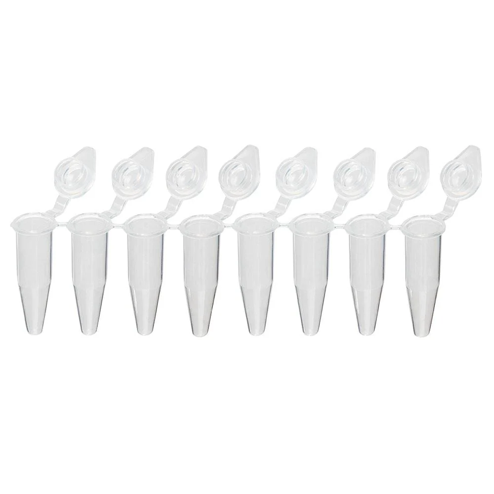 Globe Scientific Individual PCR Tube with Dome Cap, Clear - Image 6
