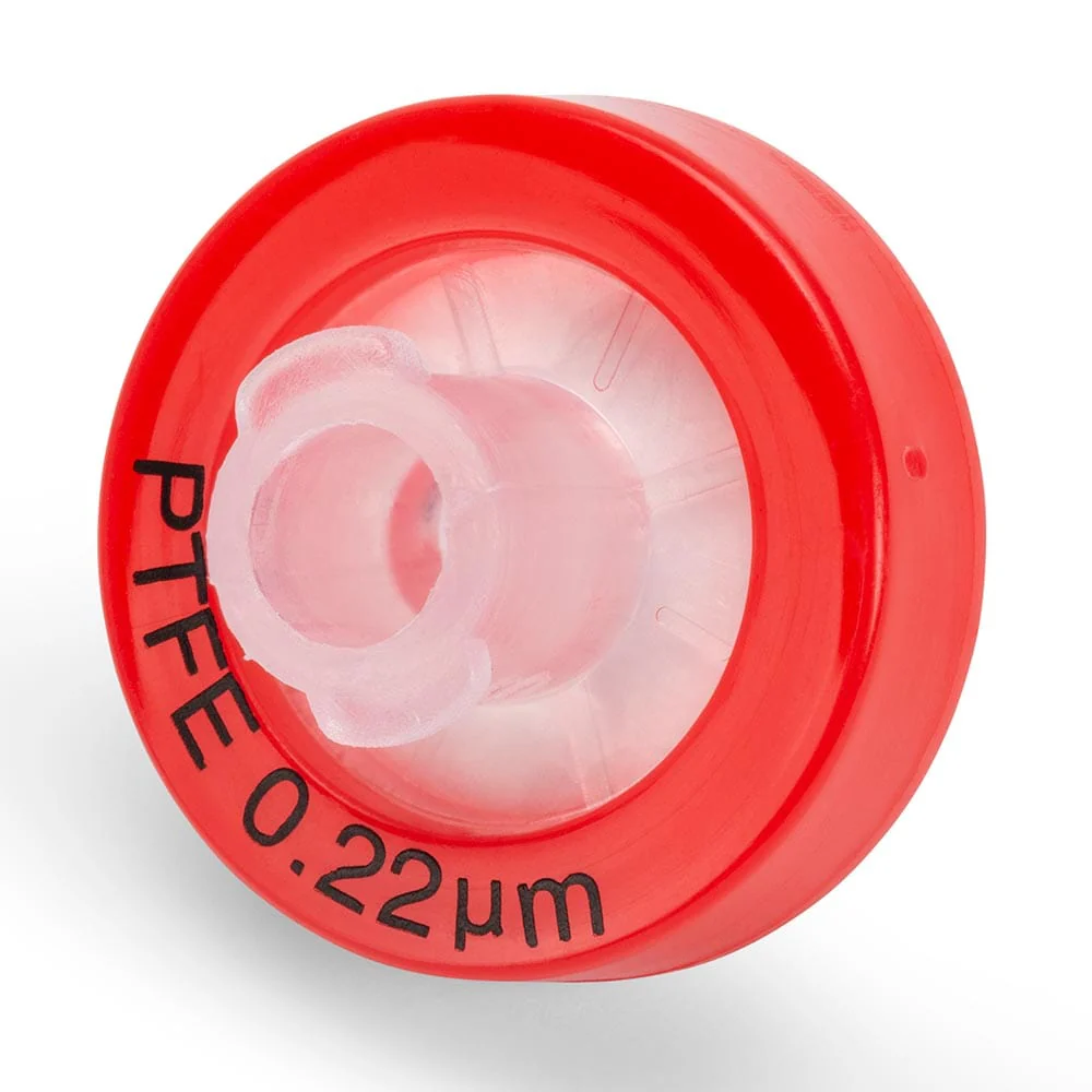 Syringe Filter with PTFE Hydrophobic Membrane, Porosity and PP Housing
