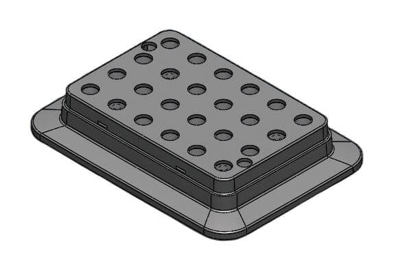 Scilogex 0.5mL x 24 block, 8.1mm dia. x 26mm depth - Image 2