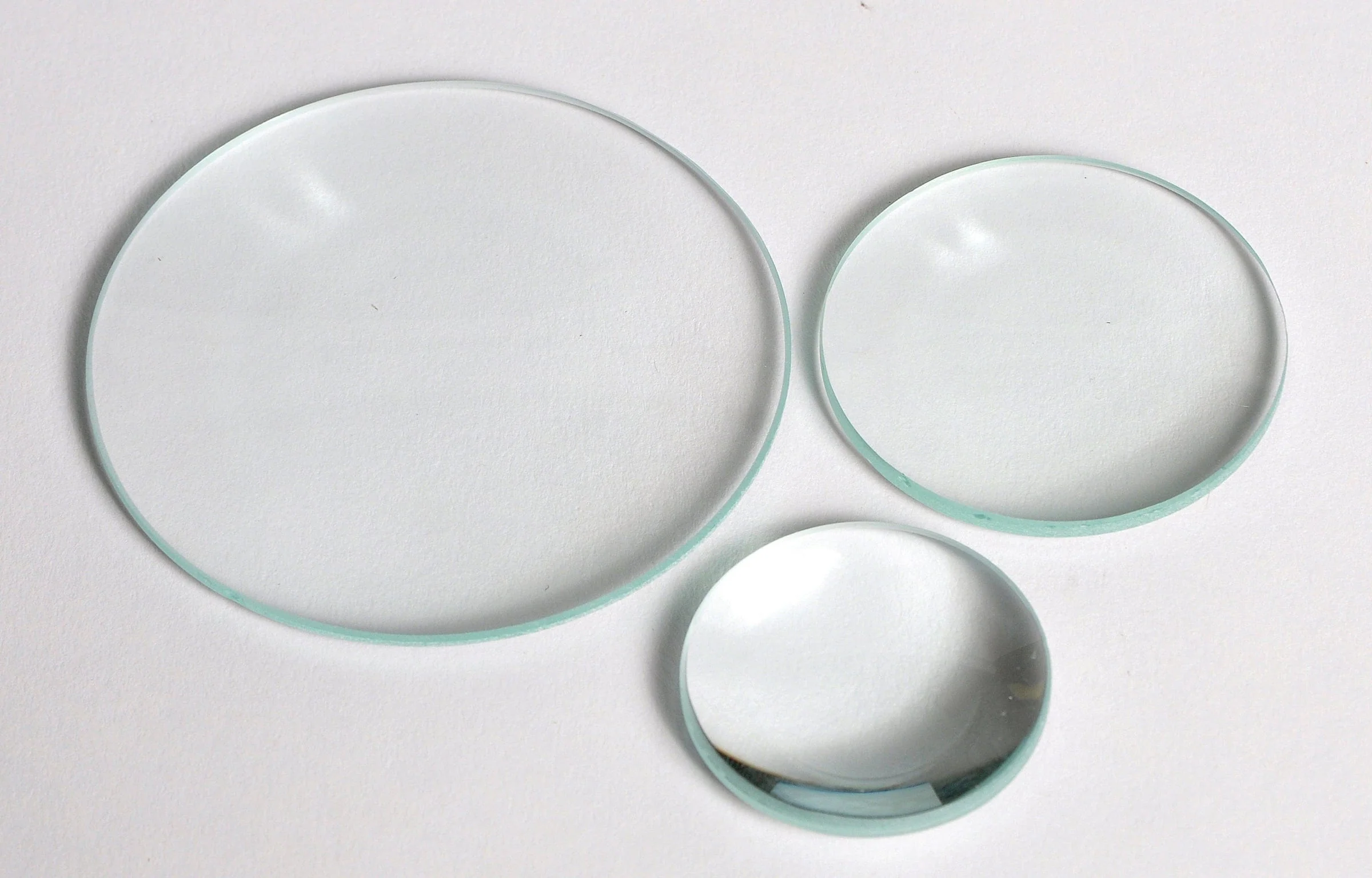 United Scientific™ DOUBLE CONVEX LENS, GLASS, UNMOUNTED