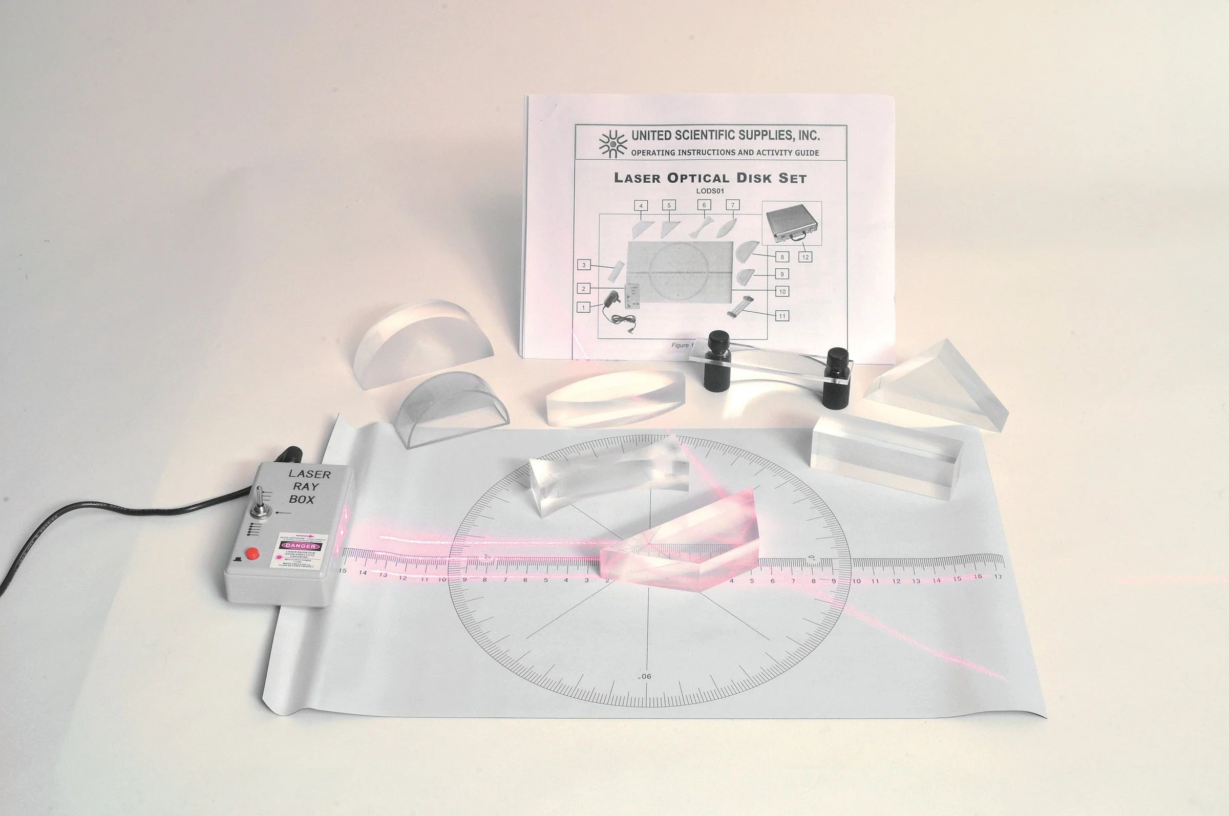 United Scientific Laser Optical Disk Set