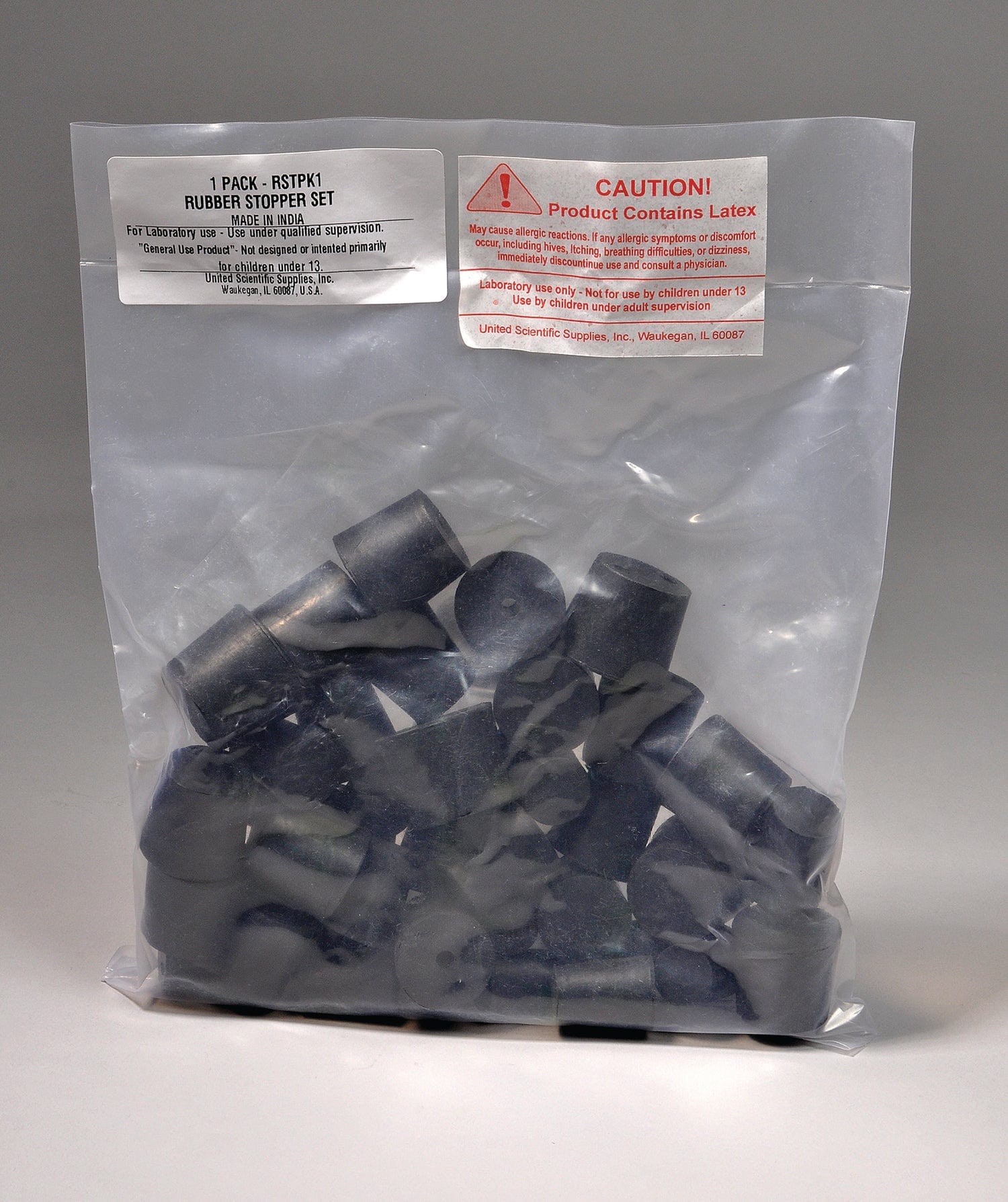 United Scientific™ RUBBER STOPPER ASSORTMENT