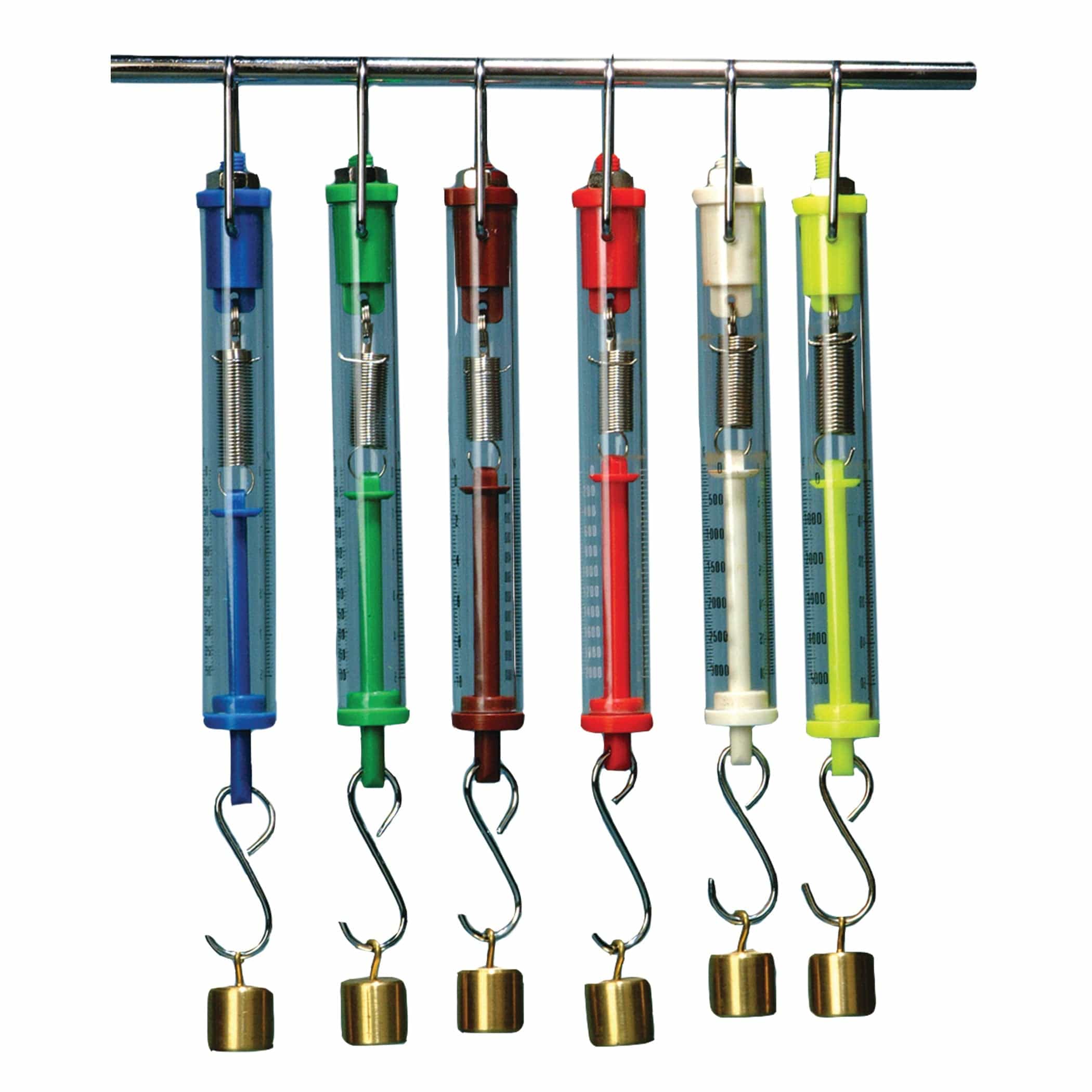 United Scientific™ SPRING SCALE, CLEAR PLASTIC